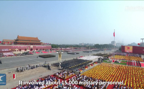 Story behind scene: military parade on 70th anniversary of founding of PRC